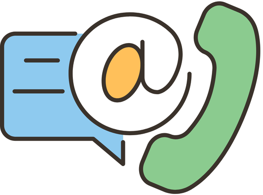 Icona di email e telefono